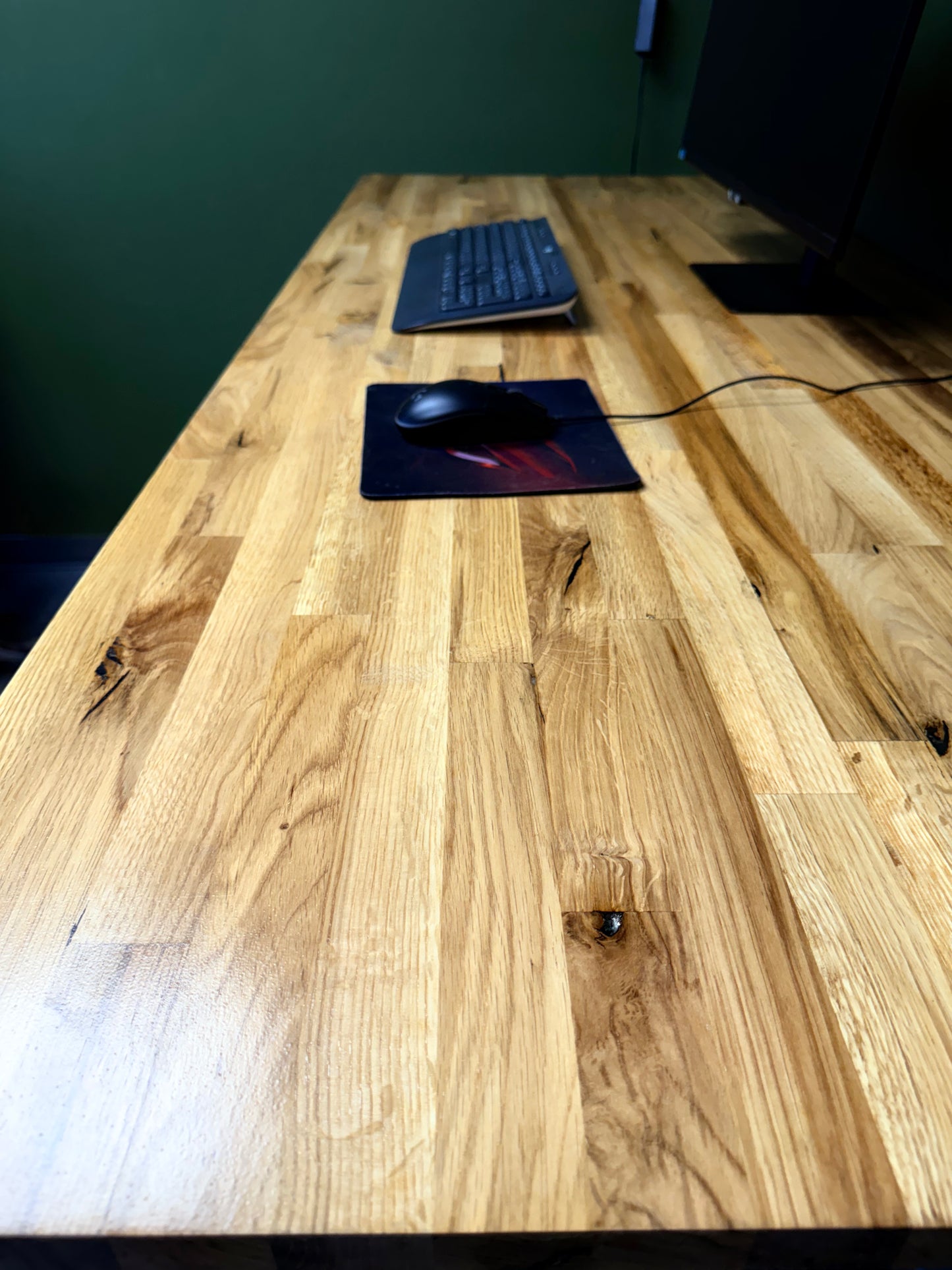 Solid Oakwood standing desk