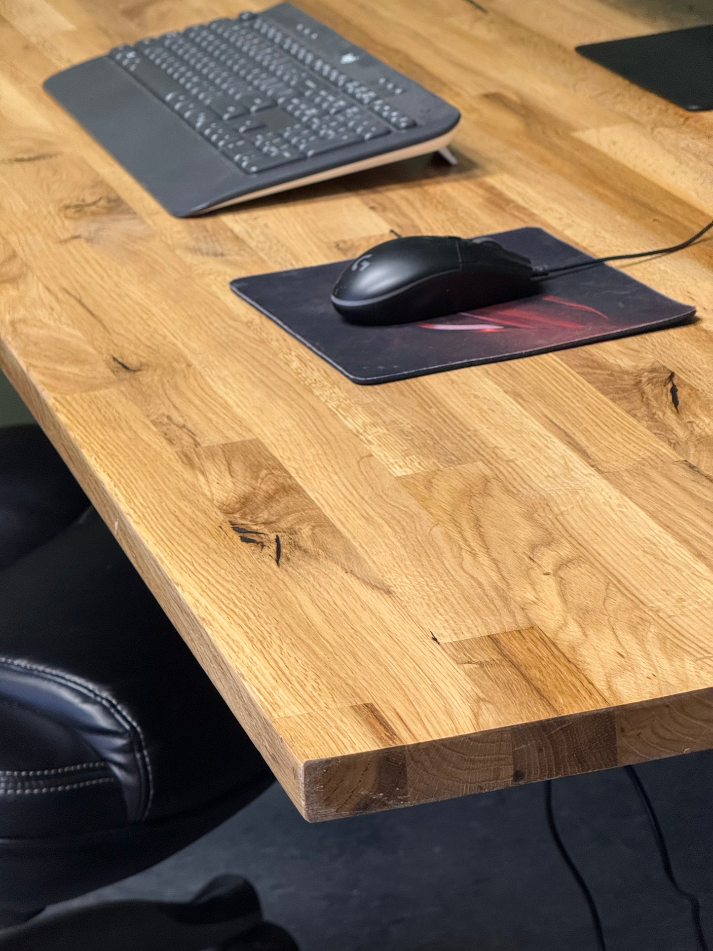 Solid Oakwood standing desk