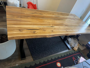 Teak Desk - Live edge