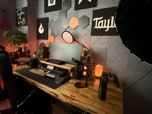 Teak Desk - Live edge