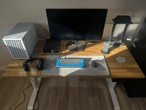 Solid Oak Wood Standing Desk