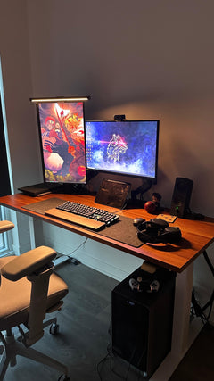 Australian Karri wood desk