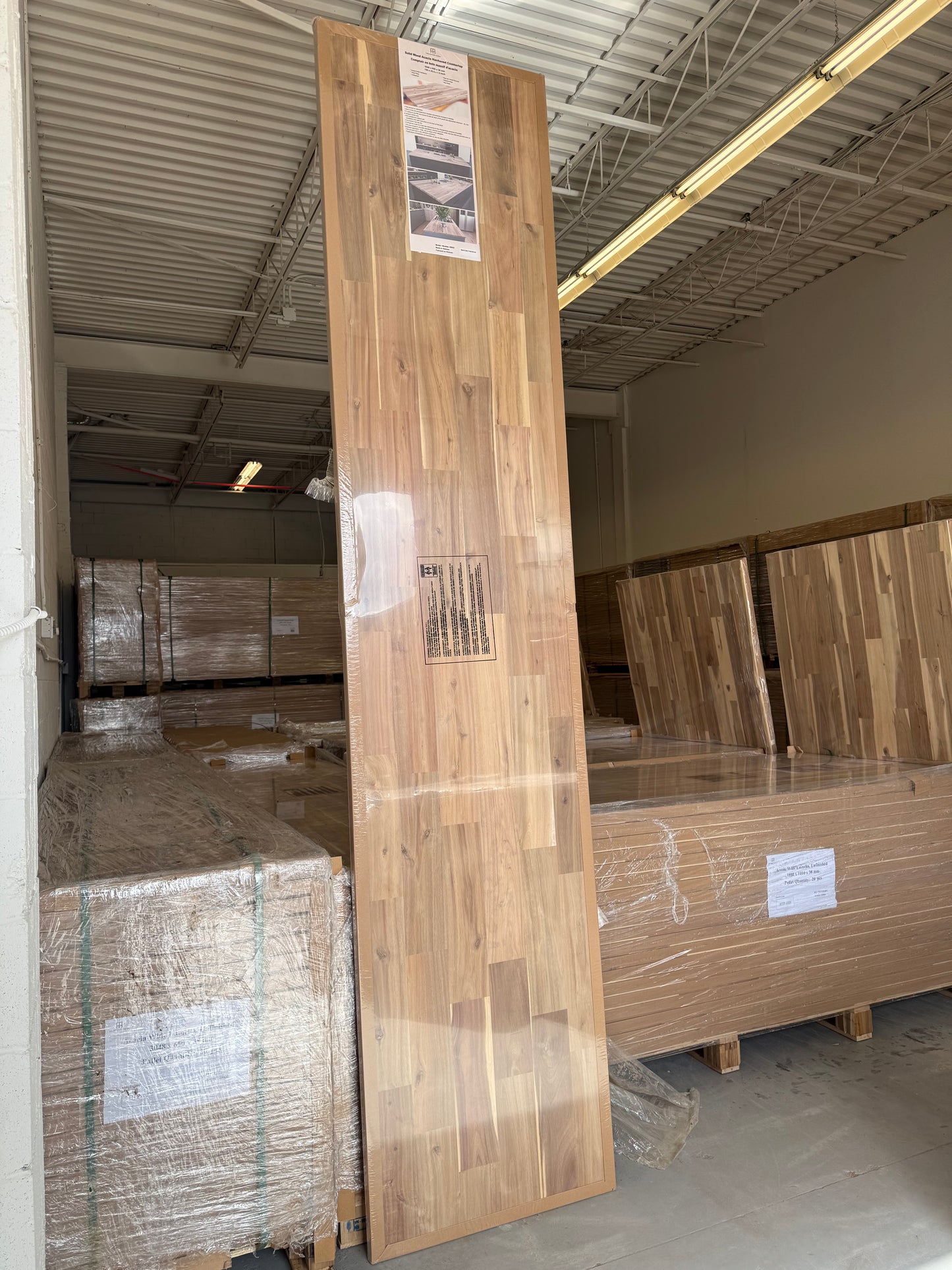 120 x 25.5 x 1.5 Unfinished Acacia Wood Countertop