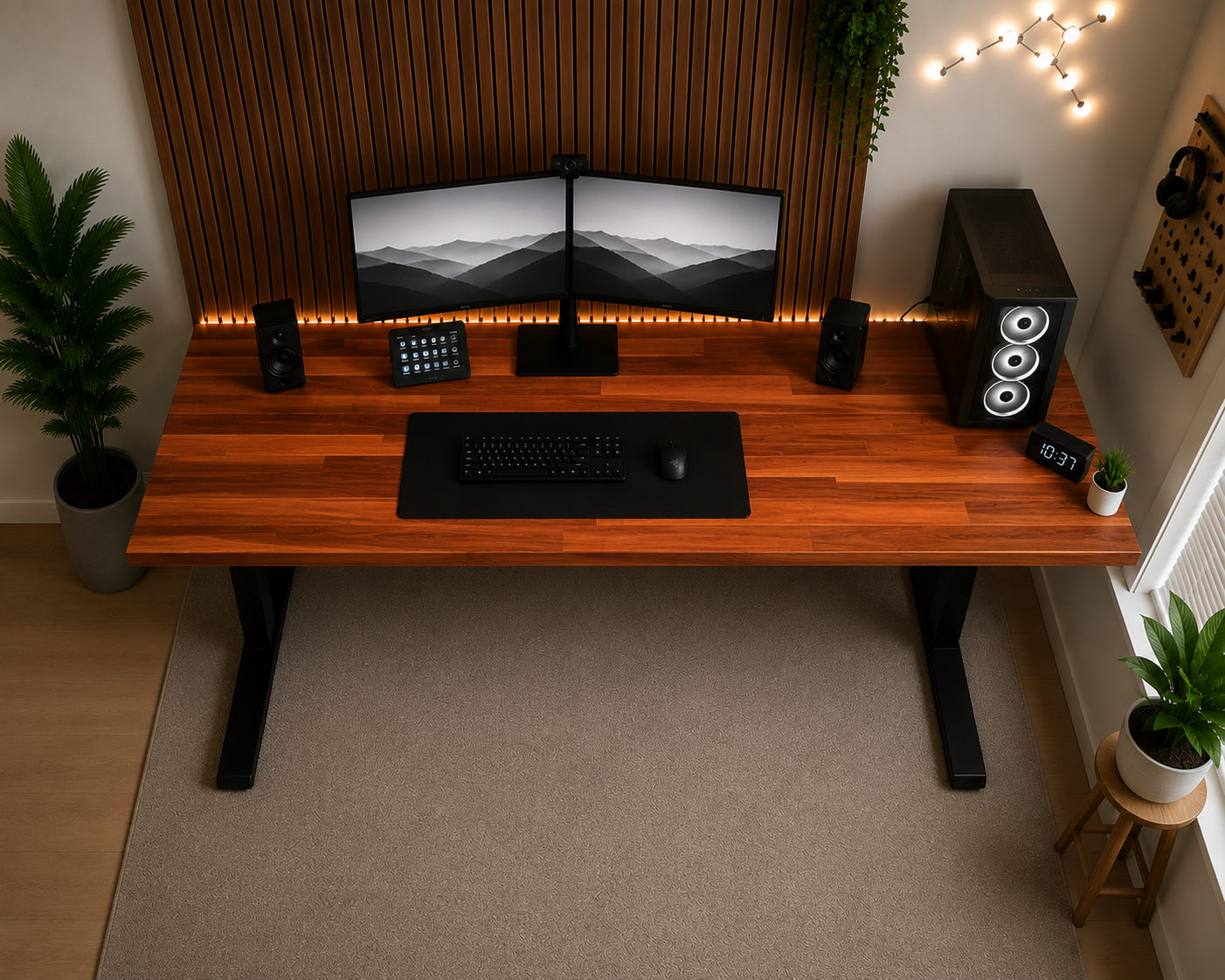 Australian Karri wood desk