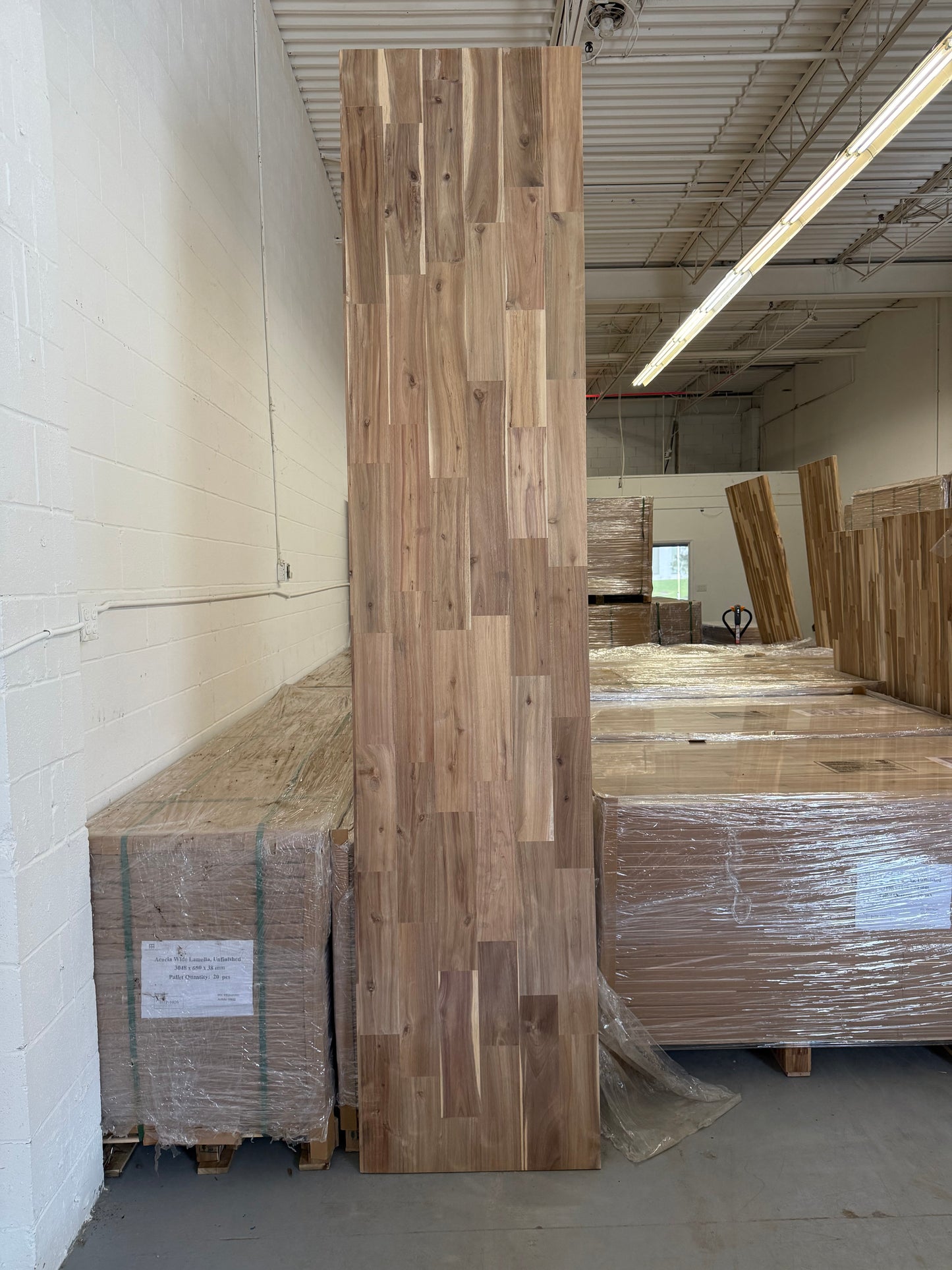 120 x 25.5 x 1.5 Unfinished Acacia Wood Countertop