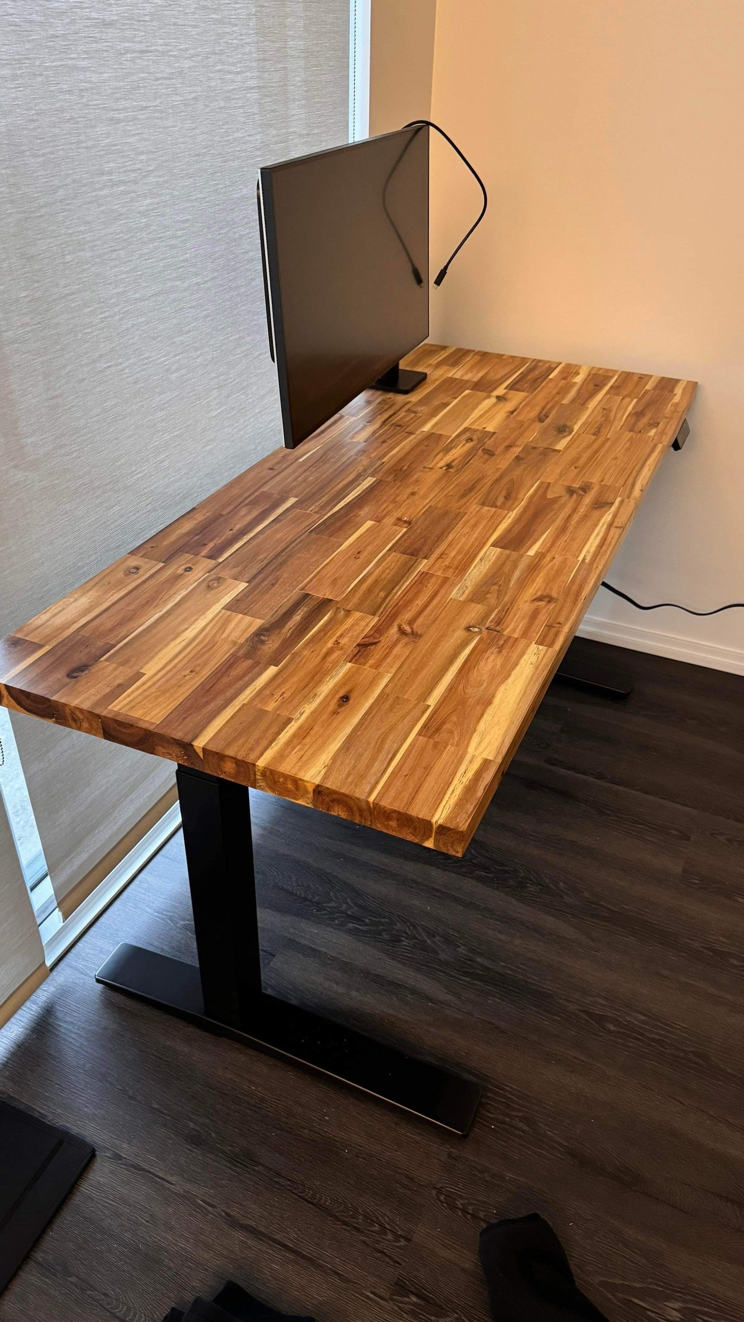 Solid Acacia wood desk