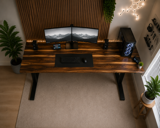 Senna wood Standing desk