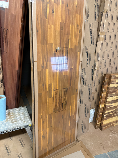 120 x 25.5 x 1.5 Golden Teak Acacia Wood Countertop