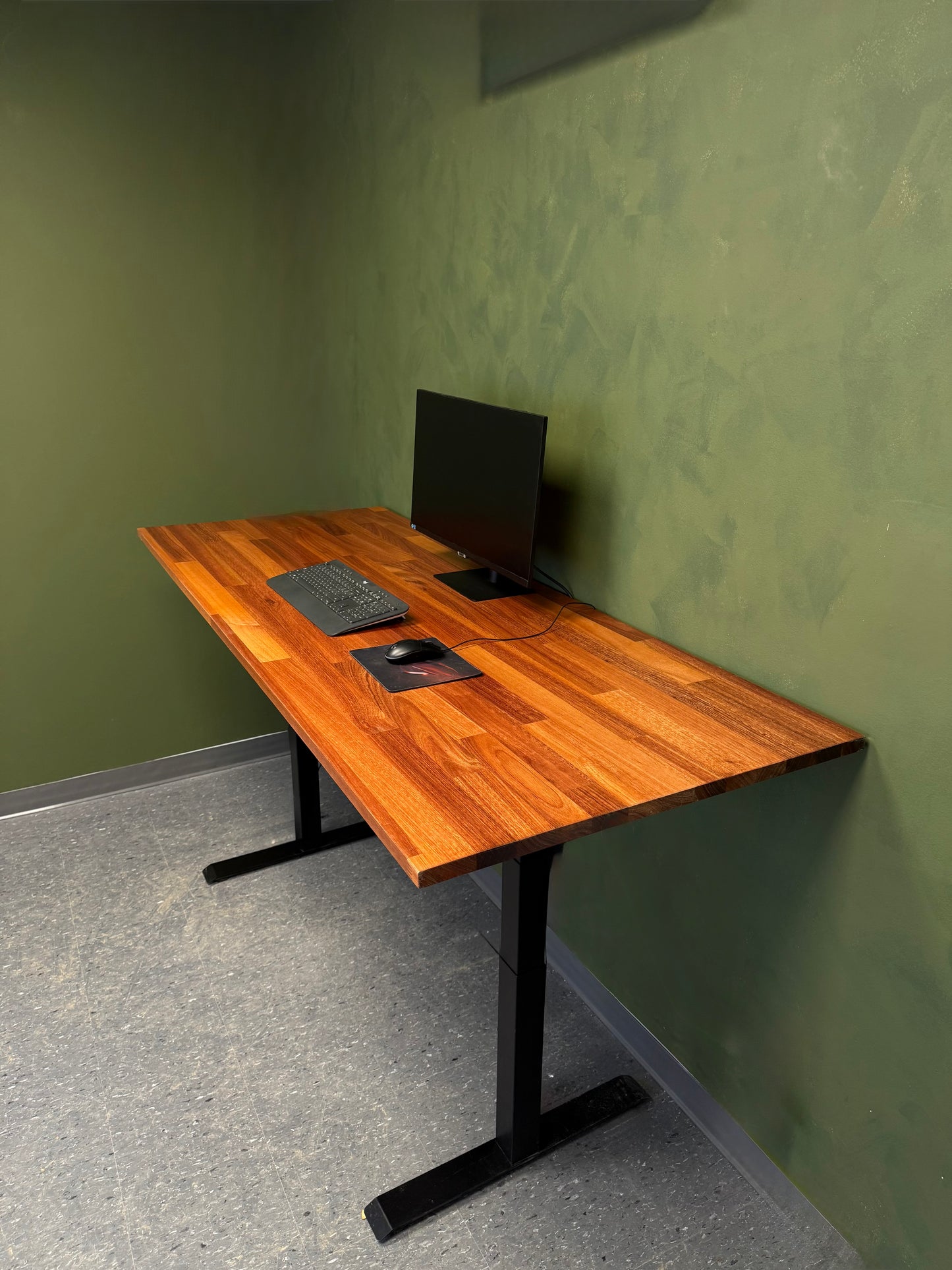 Australian Karri wood desk