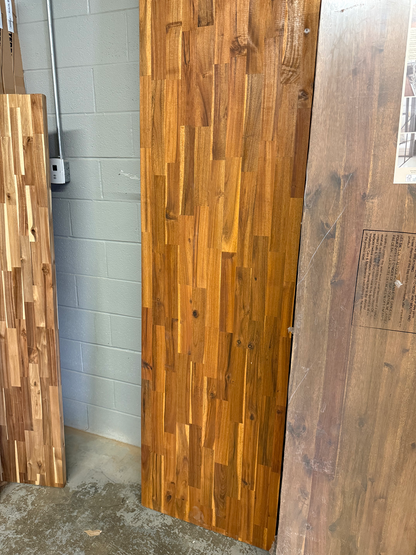 120 x 25.5 x 1.5 Golden Teak Acacia Wood Countertop