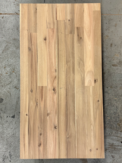 120 x 25.5 x 1.5 Unfinished Acacia Wood Countertop – Wide Plank (Edge-Glued)